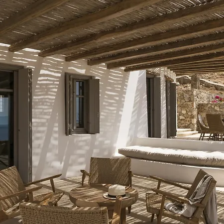 别墅 Seafront 9bdr Serenity In Mykonos 卡拉法蒂斯