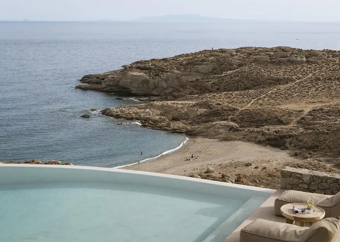 Seafront 9bdr Serenity In Mykonos Villa Kalafati