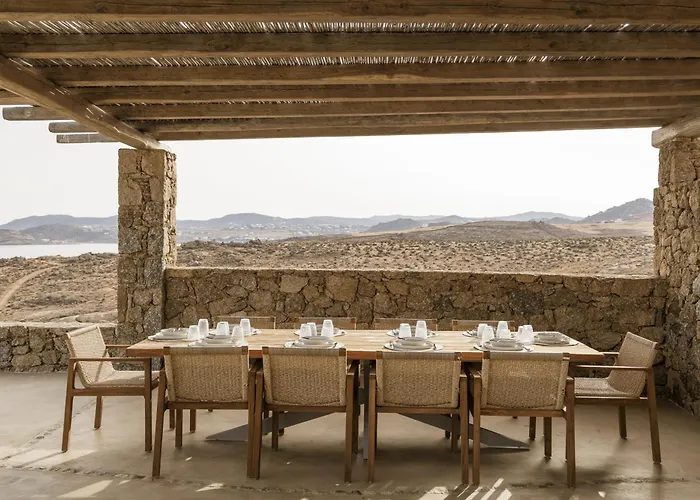 Villa Seafront 9bdr Serenity In Mykonos Kalafati